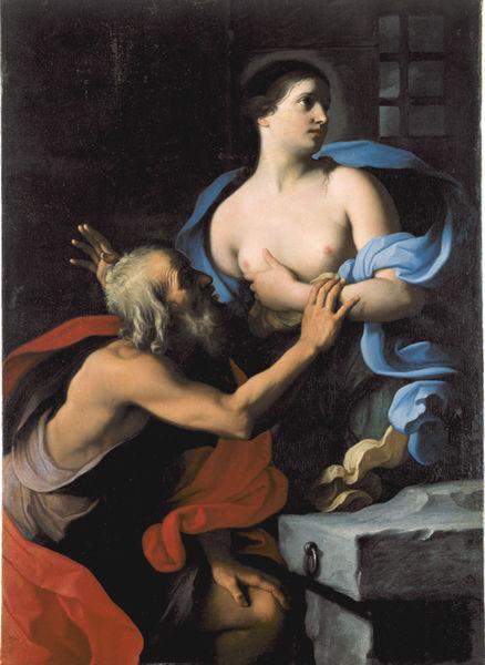 Giovanni Domenico Cerrini CaritaRomana Sweden oil painting art